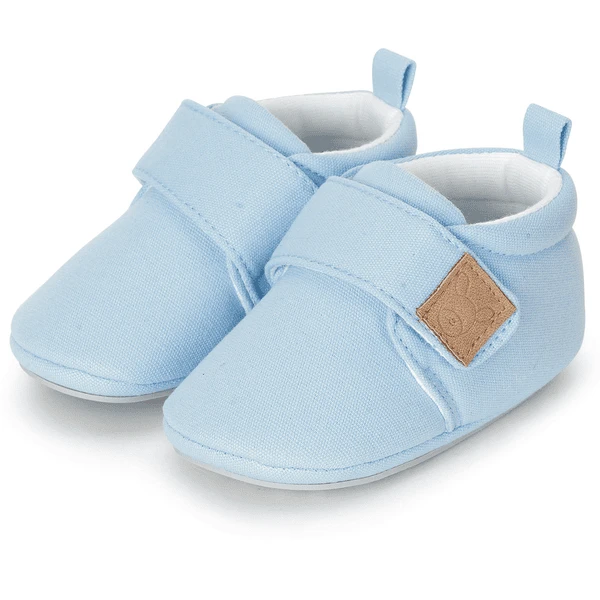 Sterntaler Baby-Krabbelschuh Uni Hellblau 3 Sterntaler Baby-Krabbelschuh Uni Hellblau