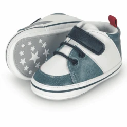 Sterntaler Baby-Schuh Colormix Mittelblau