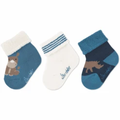 Sterntaler Baby-Socken 3er-Pack Nashorn Mittelblau -Sterntaler sterntaler baby socken 3er pack nashorn mittelblau a409347 4