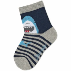 Sterntaler Baby-Söckchen 3er-Pack Haie/Ringel Marine -Sterntaler sterntaler baby soeckchen 3er pack haie ringel marine a334802 3