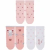 Sterntaler Baby-Söckchen 3er-Pack Herzen/Maus Rosa
