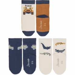 Sterntaler Baby-Söckchen 3er-Pack Jeep/Krokodil Marine -Sterntaler sterntaler baby soeckchen 3er pack jeep krokodil marine a334789 4