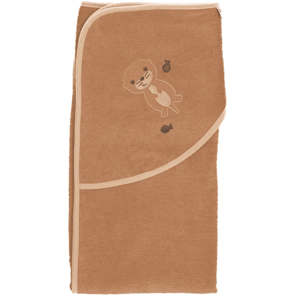 Sterntaler Badetuch Otti Uni Braun 100 X 100 Cm 4 Sterntaler Badetuch Otti Uni Braun 100 X 100 Cm – Bild 2