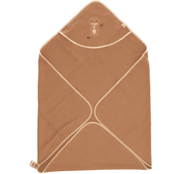 Sterntaler Badetuch Otti Uni Braun 100 X 100 Cm 6 Sterntaler Badetuch Otti Uni Braun 100 X 100 Cm – Bild 4