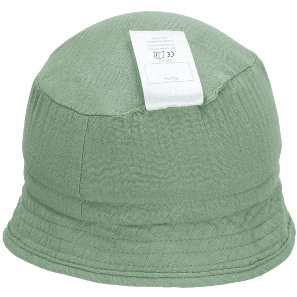 Sterntaler Fischerhut Musselin Dunkelgrün 7 Sterntaler Fischerhut Musselin Dunkelgrün – Bild 5