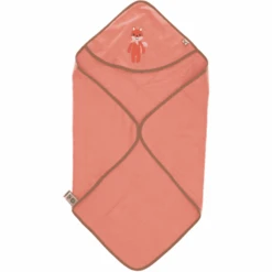 Sterntaler GOTS Kapuzenbadetuch Enna Uni Koralle 80 X 80 Cm -Sterntaler sterntaler gots kapuzenbadetuch enna uni koralle 80 x 80 cm a351331 4