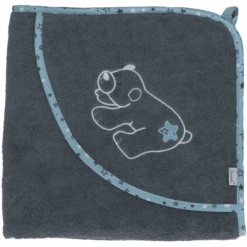 Sterntaler Kapuzen-Badetuch 100 X 100 Cm Elia Eisengrau