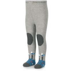 Sterntaler Krabbelstrumpfhose Robbe Hellgrau Melange -Sterntaler sterntaler krabbelstrumpfhose robbe hellgrau melange a409634 3