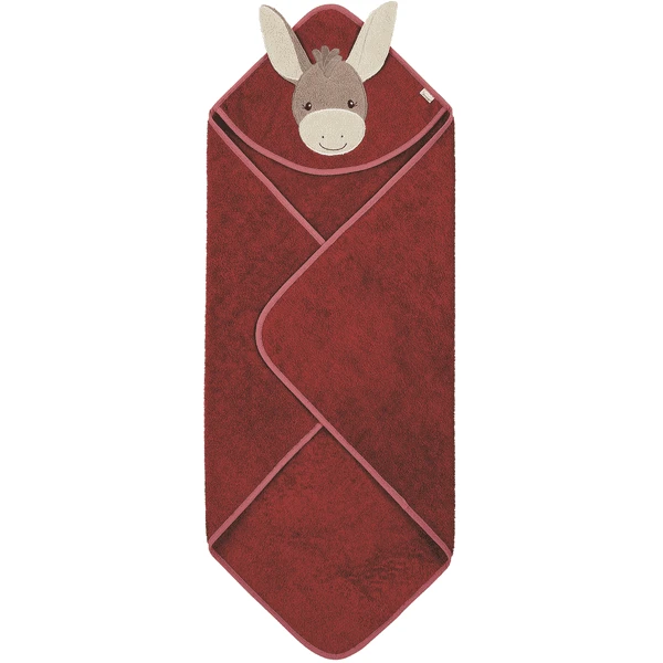 Sterntaler Motiv-Badetuch Emmily Dunkelrot 4 Sterntaler Motiv-Badetuch Emmily Dunkelrot – Bild 2