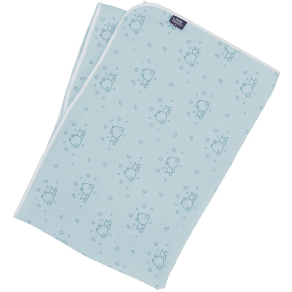 Sterntaler Musselin-Babydecke Kleiner Bär Helltürkis 3 Sterntaler Musselin-Babydecke Kleiner Bär Helltürkis