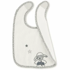 Sterntaler Plastik-Klettlätzchen Stanley Ecru