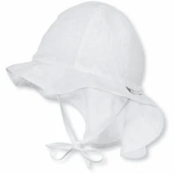 Sterntaler Schildmütze Flapper Jersey Weiß