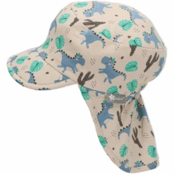 Sterntaler Schirmmütze Mit Nackenschutz Dinos Beige -Sterntaler sterntaler schirmmuetze mit nackenschutz dinos beige a342476 2