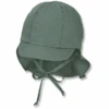 Sterntaler Schirmmütze Mit Nackenschutz Dunkelgrün