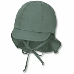 Sterntaler Schirmmütze Mit Nackenschutz Dunkelgrün