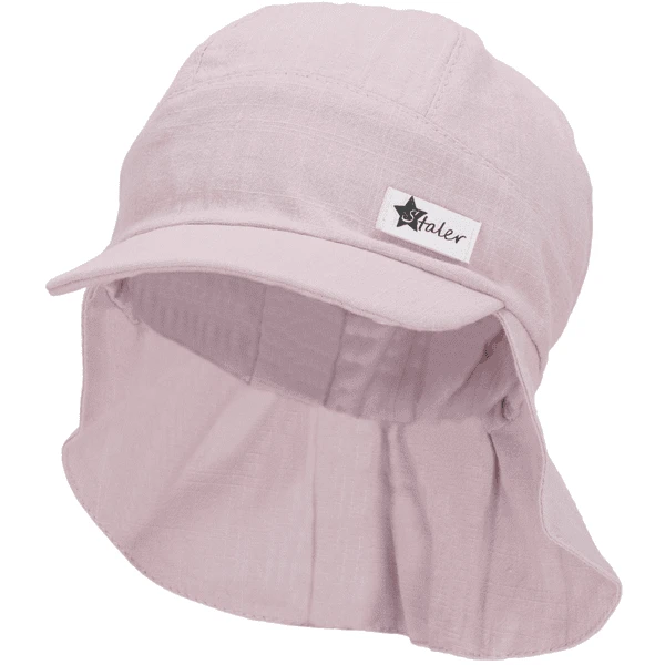 Sterntaler Schirmmütze Mit Nackenschutz Leinencharakter Rosa 3 Sterntaler Schirmmütze Mit Nackenschutz Leinencharakter Rosa