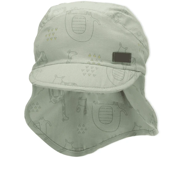 Sterntaler Schirmmütze Mit Nackenschutz Mittelgrün 4 Sterntaler Schirmmütze Mit Nackenschutz Mittelgrün – Bild 2