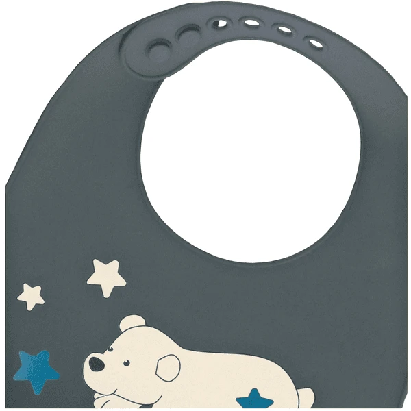 Sterntaler Silikon-Lätzchen Elia Eisengrau 7 Sterntaler Silikon-Lätzchen Elia Eisengrau – Bild 5