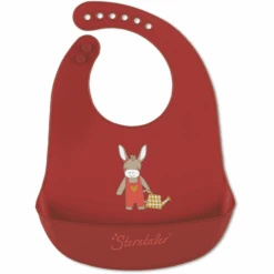 Sterntaler Silikonlätzchen Emmily Dunkelrot -Sterntaler sterntaler silikonlaetzchen emmily dunkelrot a326979 2