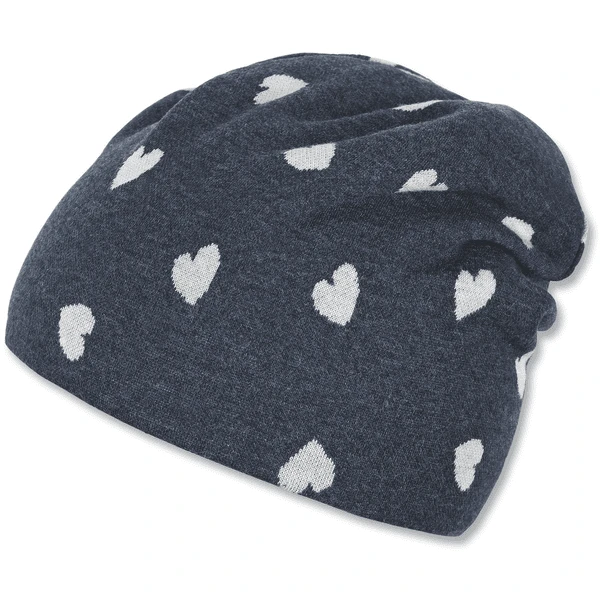 Sterntaler Slouch-Beanie Blau Melange 3 Sterntaler Slouch-Beanie Blau Melange