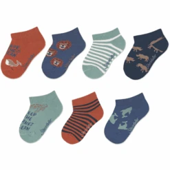 Sterntaler Sneaker-Söckchen 7er-Pack Rost