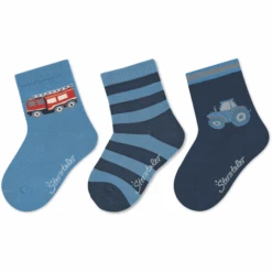 Sterntaler Söckchen 3er-Pack Landleben Marine