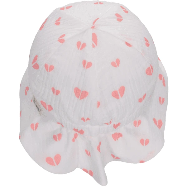 Sterntaler Sonnenhut Herzen Ecru 5 Sterntaler Sonnenhut Herzen Ecru – Bild 3