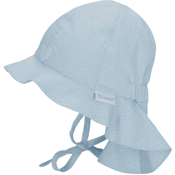 Sterntaler Sonnenhut Tupfen Himmelblau 4 Sterntaler Sonnenhut Tupfen Himmelblau – Bild 2