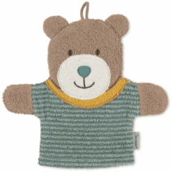 Sterntaler Spiel-Waschhandschuh Ben Mittelgrün