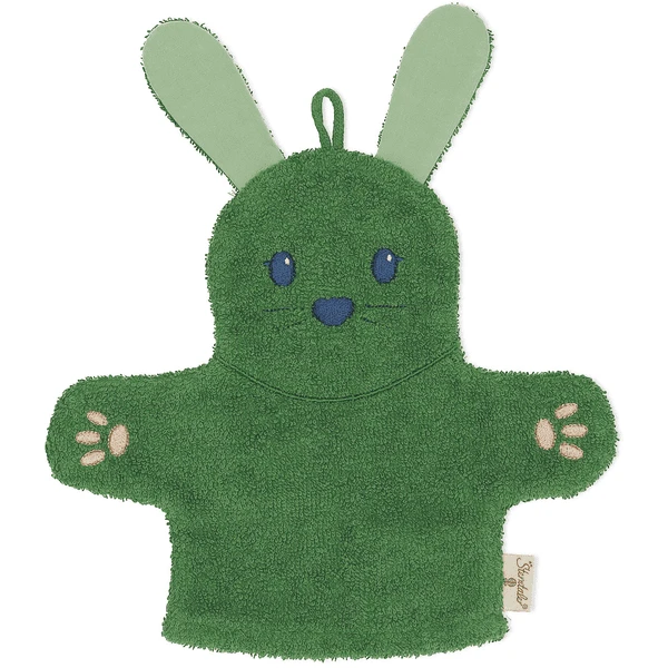 Sterntaler Spiel-Waschhandschuh Kinni Dunkelgrün 5 Sterntaler Spiel-Waschhandschuh Kinni Dunkelgrün – Bild 3