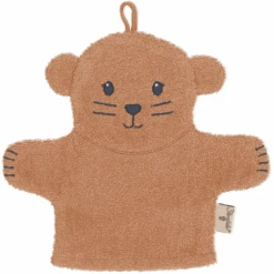 Sterntaler Spiel-Waschhandschuh Otti Braun