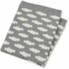 Sterntaler Strick-Schmusedecke Silber Meliert 100 Cm X 80 Cm