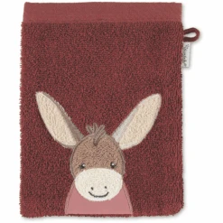 Sterntaler Waschhandschuh Emmily Dunkelrot -Sterntaler sterntaler waschhandschuh emmily dunkelrot a327105 2