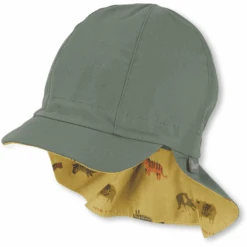 Sterntaler Wende-Schirmmütze Mit Nackenschutz Gelb -Sterntaler sterntaler wende schirmmuetze mit nackenschutz gelb a305707 3