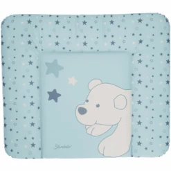 Sterntaler Wickelauflage Bedruckt Elia Hellblau 85 X 72 Cm